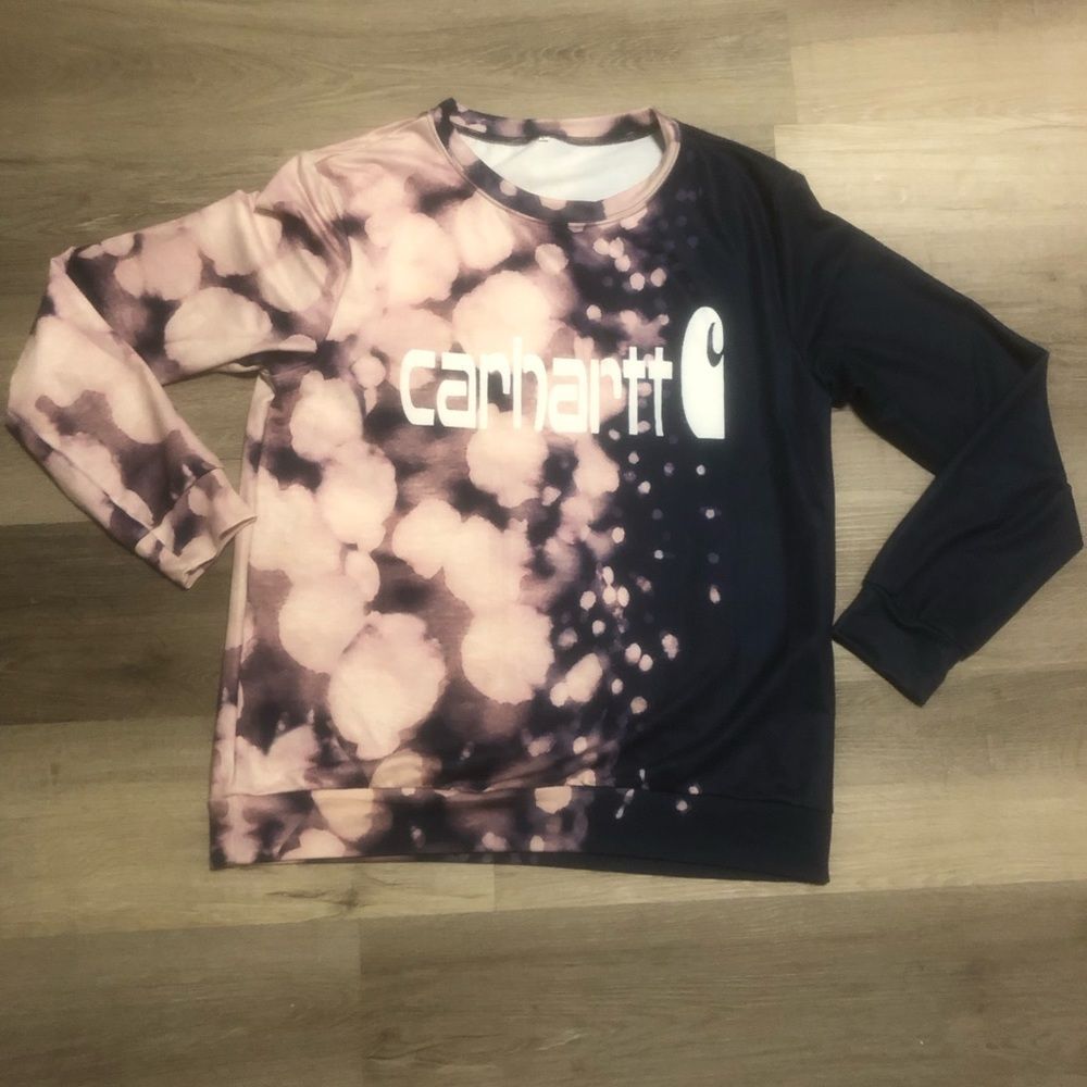 Carhartt Pink and Black Sweatshirt